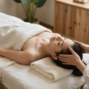 Restorative Scalp and Facial Acupressure